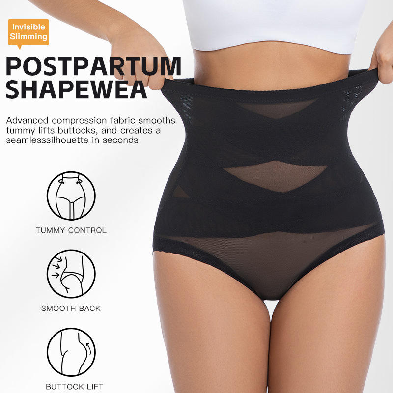 Seamless Underwear Women - Celana Pendek Shapewear Wanita Pinggang Tinggi