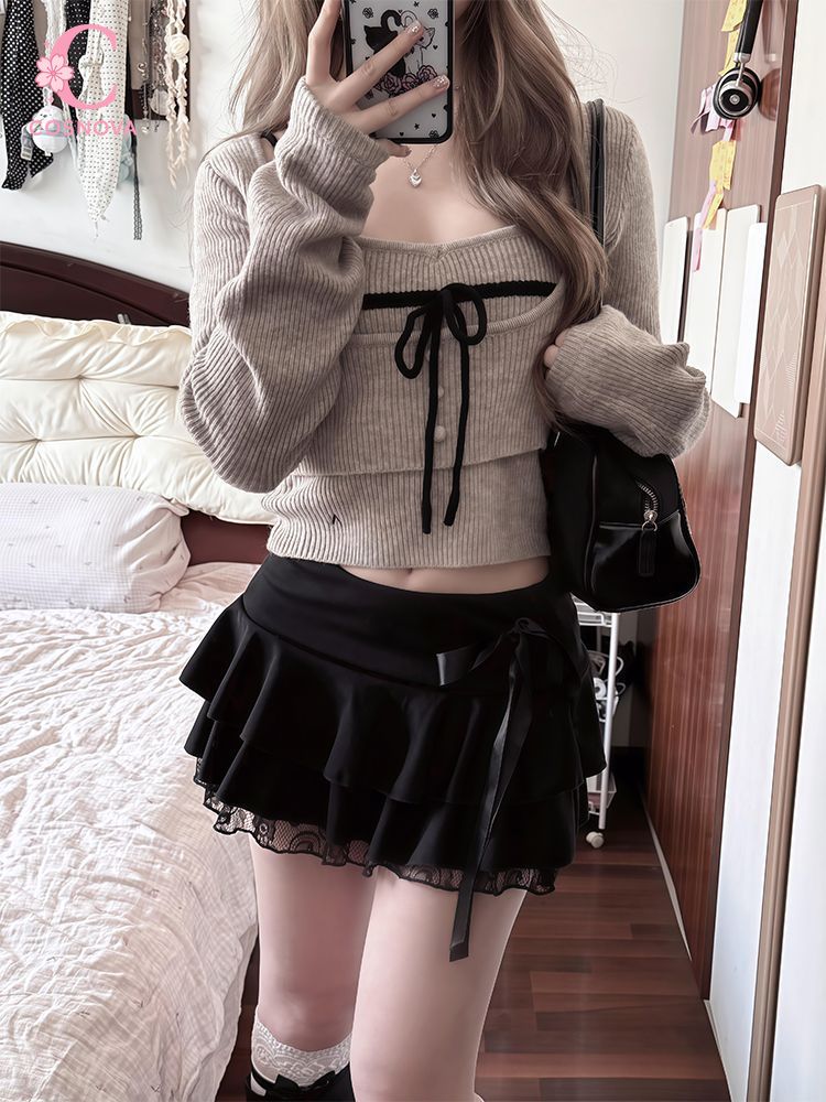 Set 3 Potong Pakaian Wanita Ga - Cami Top Lace ulasan dan harga