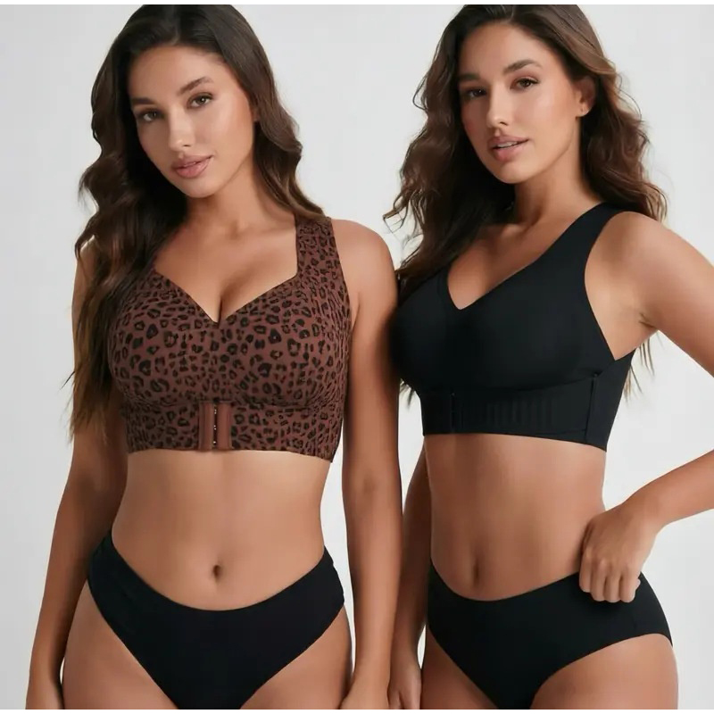 Bra Korektor Postur Wanita Tan - Bralette Wireless Soft ulasan dan harga