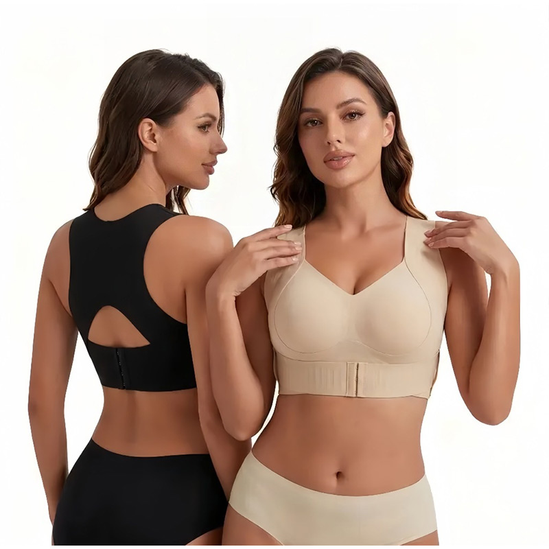 Bra Korektor Postur Wanita Tan - Bralette Wireless Soft ulasan dan harga